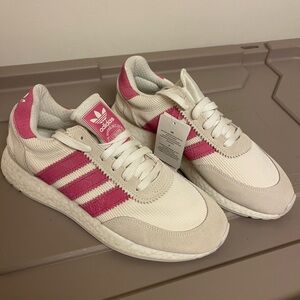 Adidas Originals I-5923 Sneakers – Off White / Shock Pink